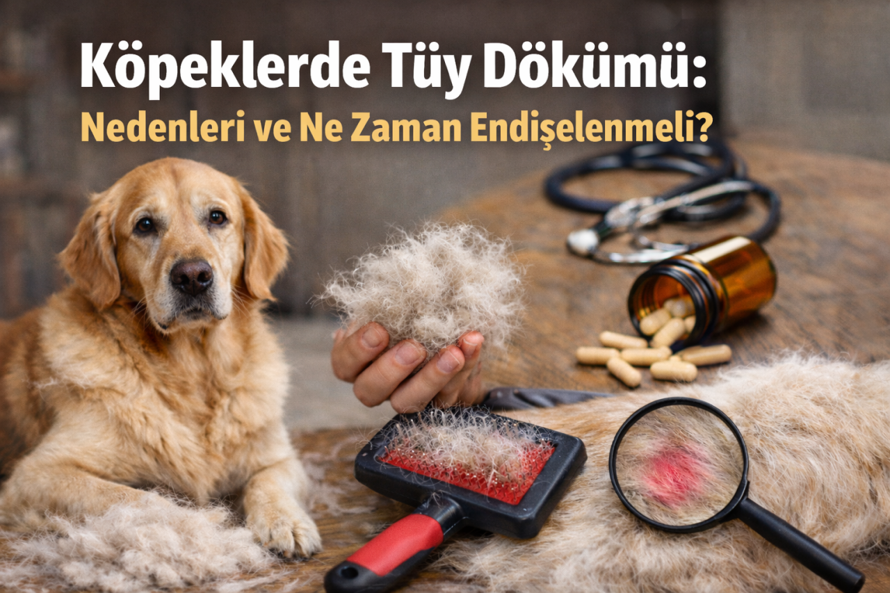 Köpeklerde Tüy Dökümü: Nedenleri ve Ne Zaman Endişelenmeli?