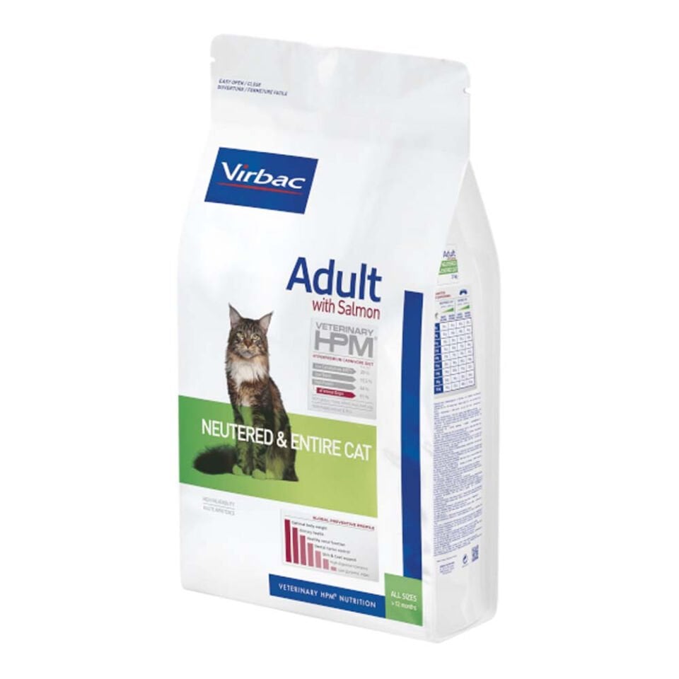 Virbac Adult Neutered Entire Somonlu Kısır Kedi Maması 3kg