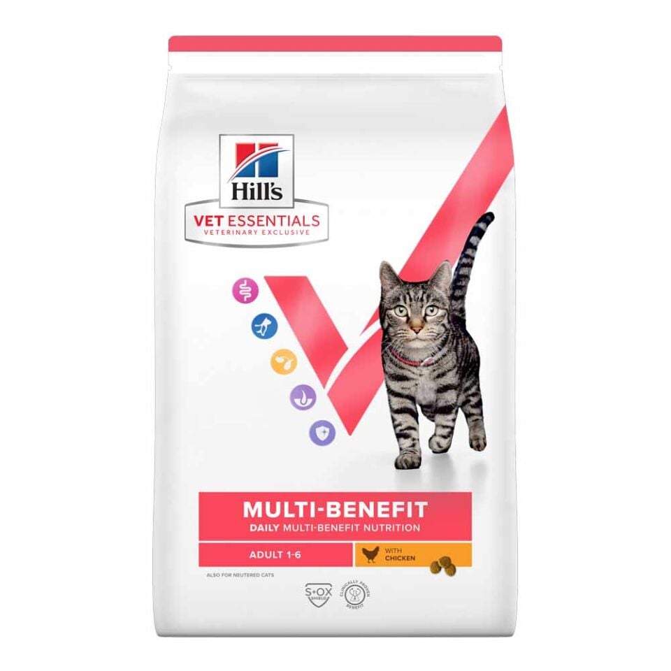  Hill's Vet Essentials Multi Benefit Tavuklu Yetişkin Kedi Maması 1.5kg