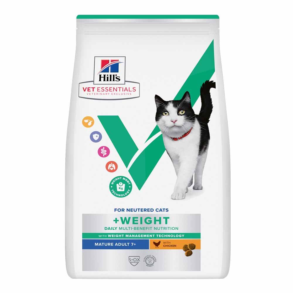 Hill's Vet Essentials Multi Benefit Tavuklu Yaşlı Kısır Kedi Maması 1.5kg