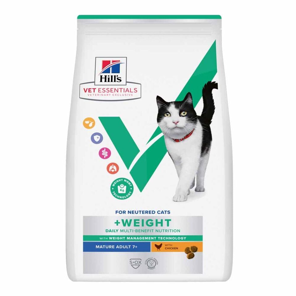 Hill's Vet Essentials Multi Benefit Tavuklu Yaşlı Kısır Kedi Maması 1.5kg