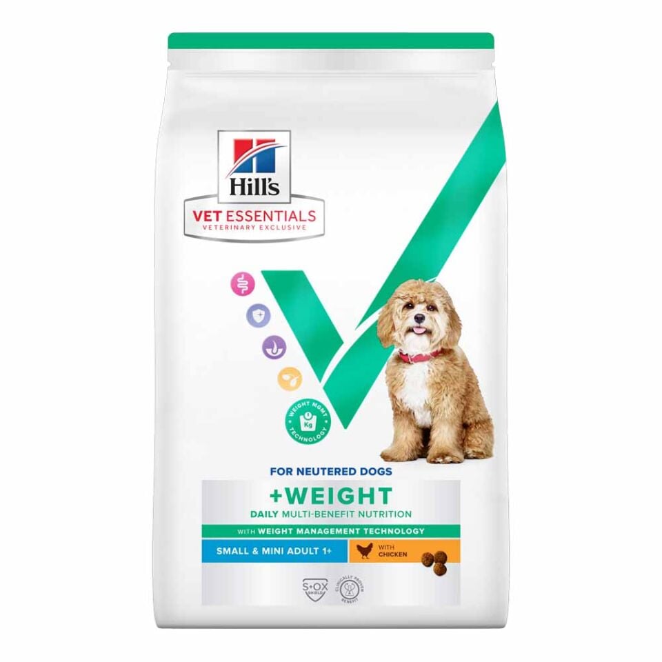 Hill's Vet Essentials Tavuklu Kısır Küçük Ve Mini Irk Yetişkin Köpek Maması 2kg
