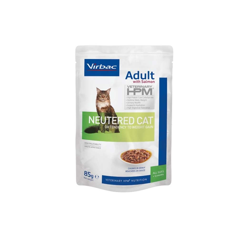 Virbac Adult Neutered Salmon Yaş Kısır Kedi Maması 85gr