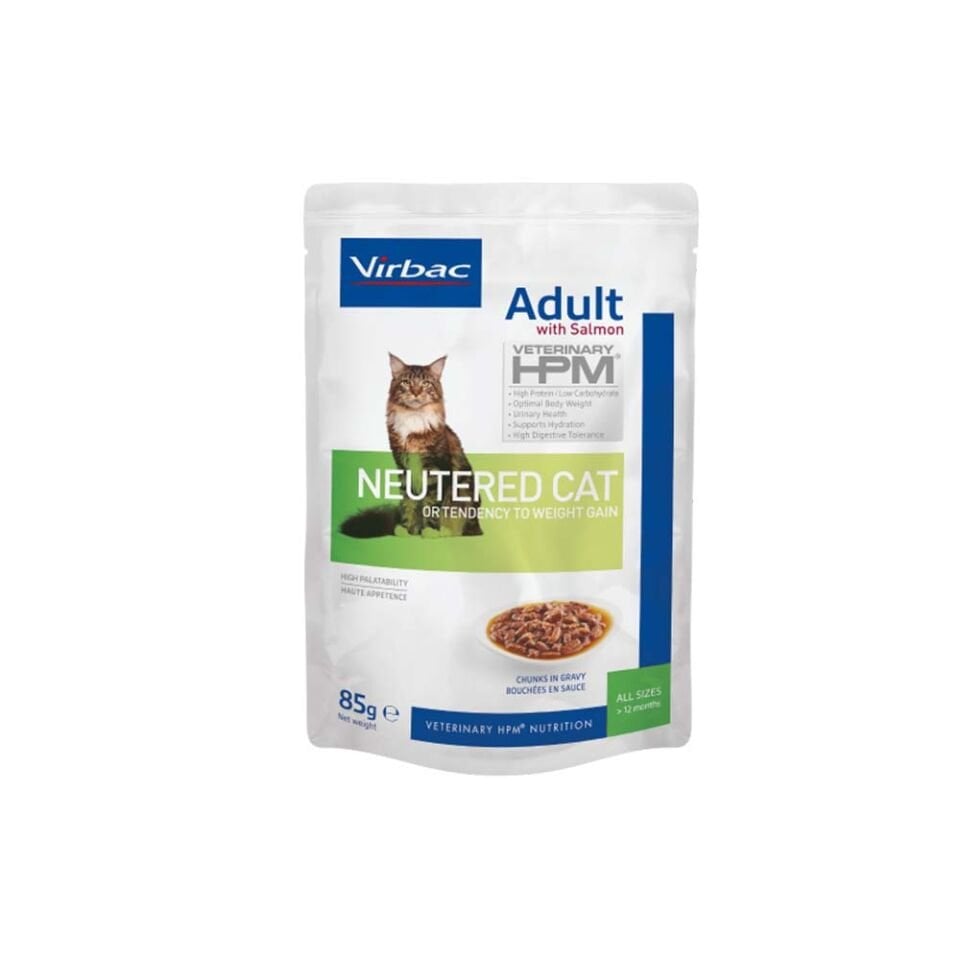 Virbac Adult Neutered Salmon Yaş Kısır Kedi Maması 85gr