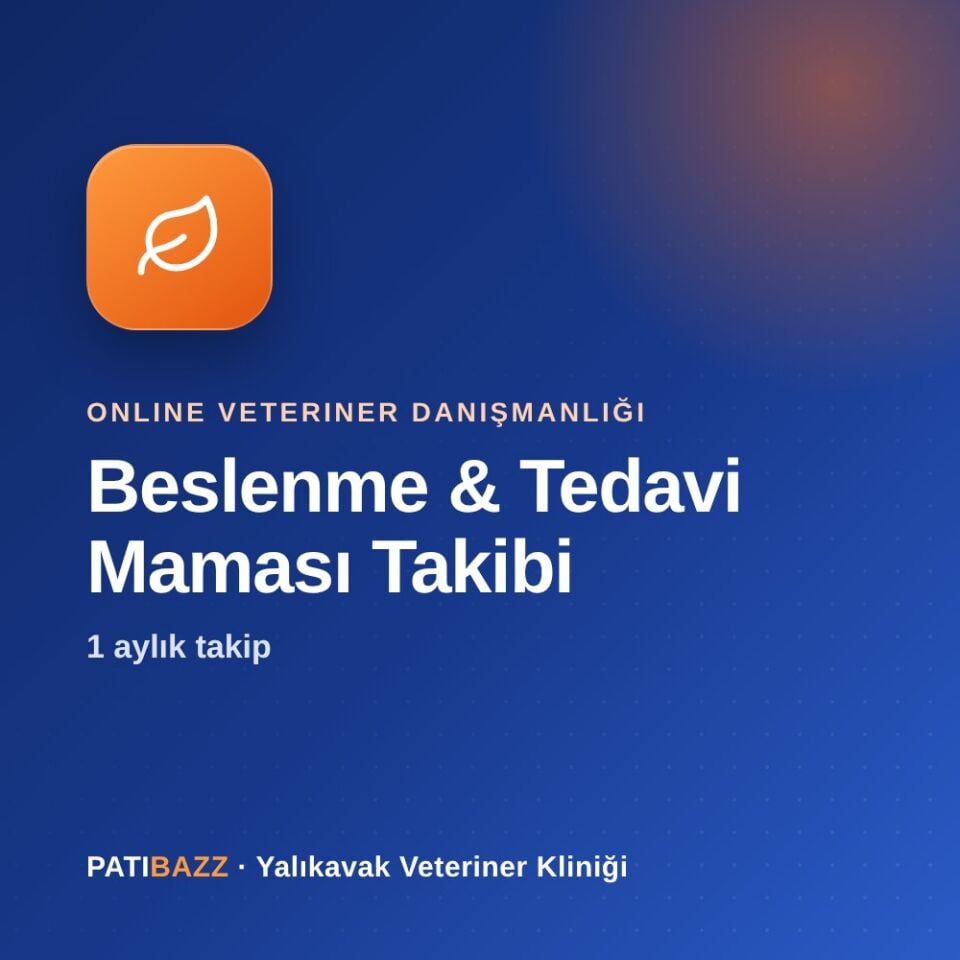 Online Danışmanlık – Beslenme & Tedavi Maması Takibi